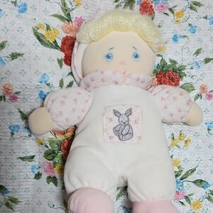 Carter's Pink and Cream Plush Doll